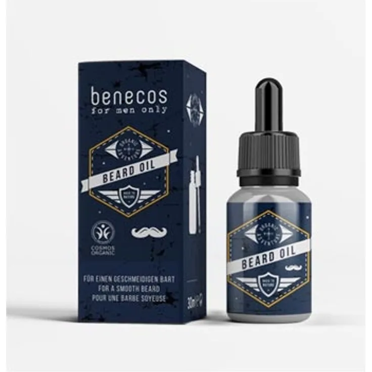 Benecos For Men Only Beard Oil-Bartpflege 30 ml, für Herren empfohlen