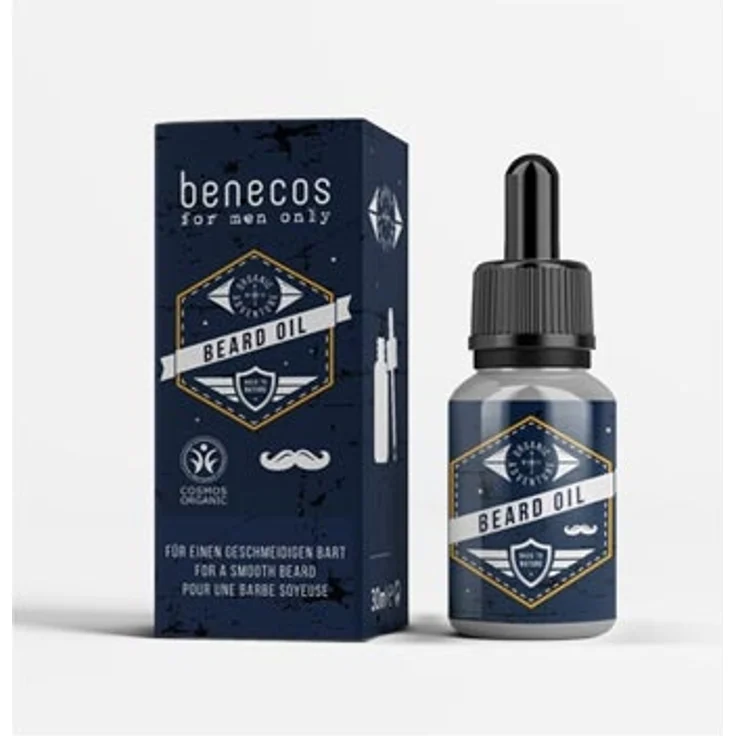 Benecos For Men Only Beard Oil-Bartpflege 30 ml, für Herren empfohlen