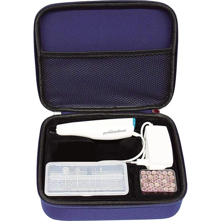 Promed Pedimed Hornhautgerät, elektrische Nagelfeile für Maniküre Pediküre, professionelles Pediküre-Set, Professionelles Nagelpflegeset, Nagelfräser mit 35-teiligem Zubehör, 20 000 U/min - Preisvergleich – Bild 1