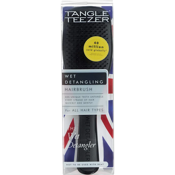 Tangle Teezer Wet Detangler Midnight Black, biegsamen Borsten und handlichem Griff – Bild 4