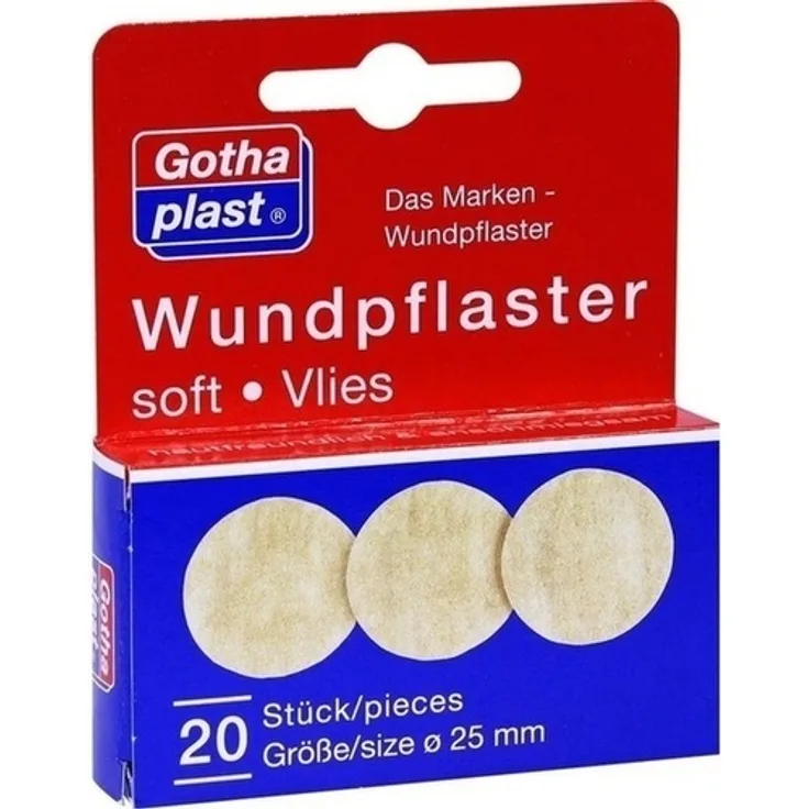 Gothaplast Gothaplast Wundpfl.soft Vlies 2,5 cm 20 St.