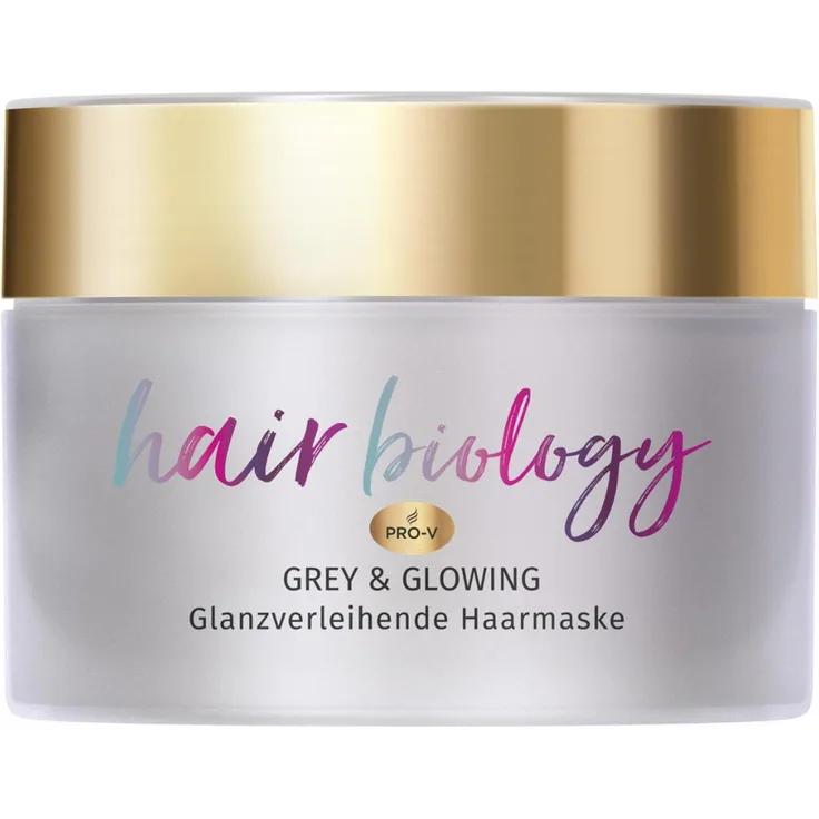Hair Biology Grey & Glowing Haarmaske 160 ml mit Jojoba Öl