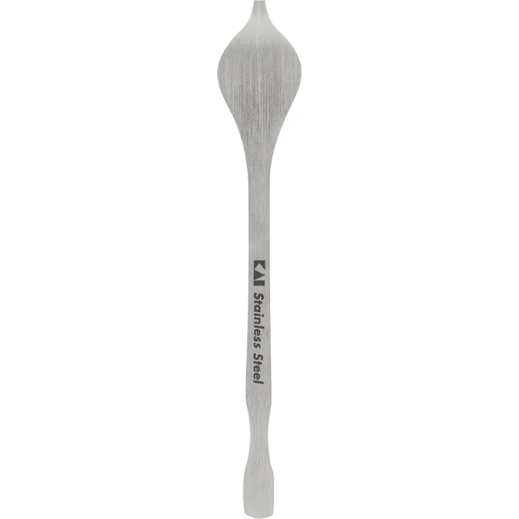 Kai - Men's Care Nagelhaut-Pinzette - gebürsteter Edelstahl, Anwendungsbereich: Augenbrauen, Material: Edelstahl, Rostfrei