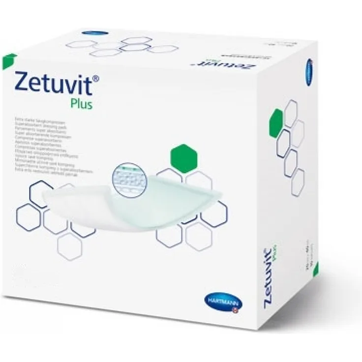 Paul Hartmann AG Zetuvit Plus extrastarke Saugkompressen steril 10 x 10 cm 10 Stück 