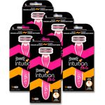 Wilkinson Sword Intuition f.a.b. Rasierer x 5 Handgriffe und Rasierklingen