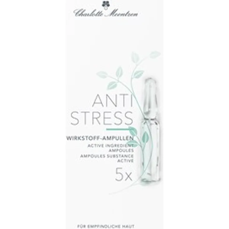 Charlotte Meentzen Ampullenserie Anti Stress Wirkstoff-Ampullen Ampullen Serum 10 ml mit pflegender Wirkung