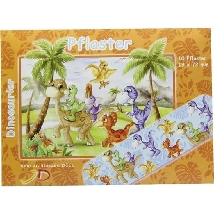 Axisis Kinderpflaster Dinosaurier Briefchen 10 St.