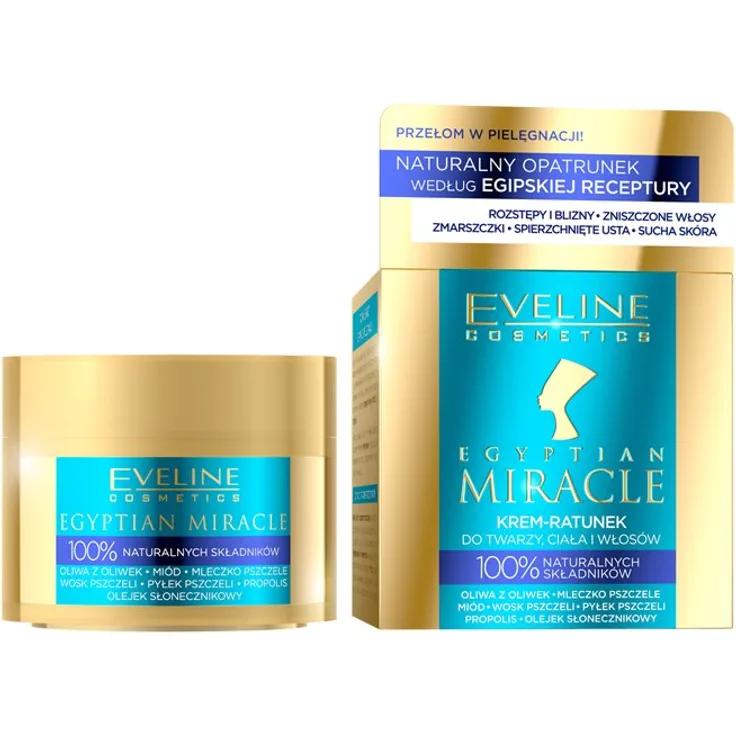 Eveline Egyptian Miracle Creme Für Gesicht KöRper Und Haare 40 ml mit pflegender Wirkung