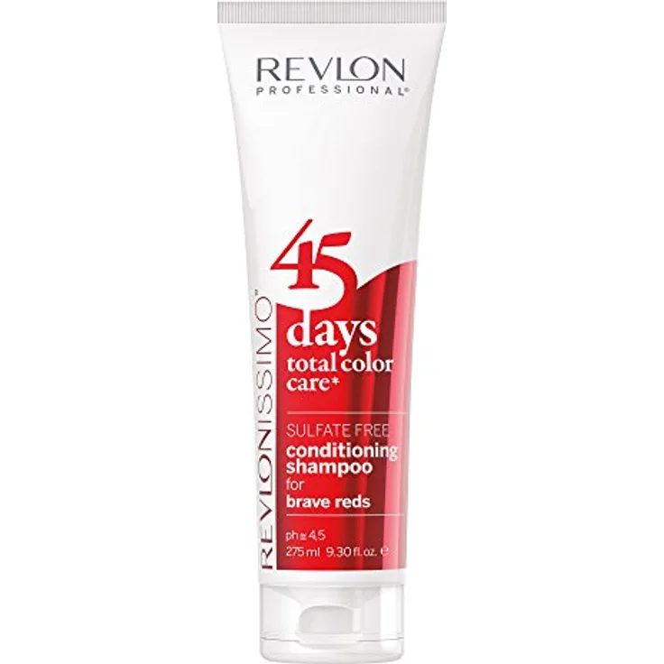 Revlon Revlonissimo 45 Days Total Color Care Sulfate Free Conditioning Shampoo Brave Reds 275 ml