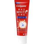 Colgate Max White Optic 75 ml, Zahnpasta mit Whitening-Effekt für weißere Zähne