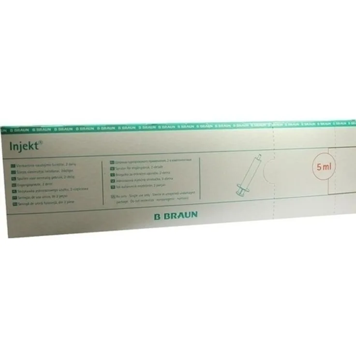 B. Braun Melsungen Injekt Solo Spritze 5 ml LL zentrisch PVC-frei 500 ml