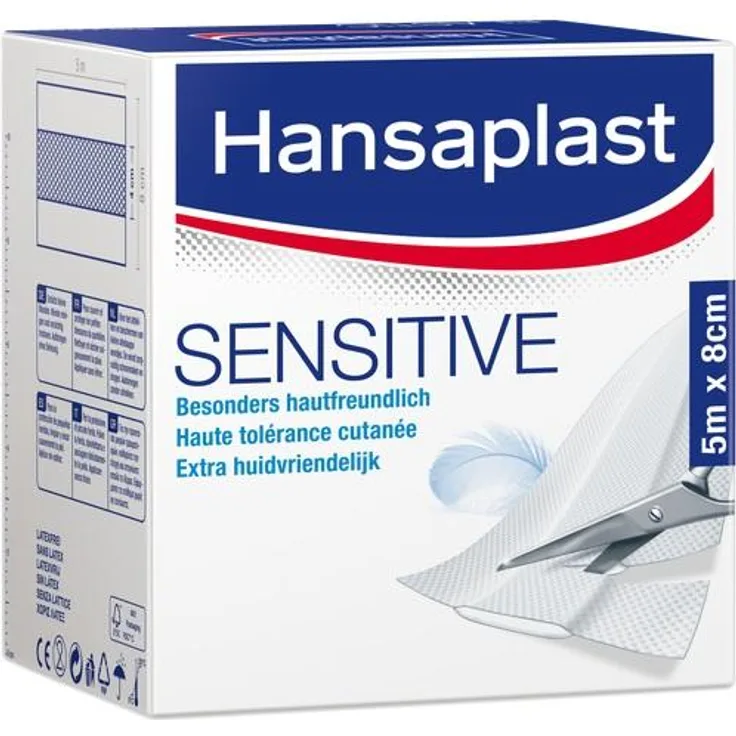 Hansaplast Sensitive Pflaster 8 cmx5 m Rolle 1 St.