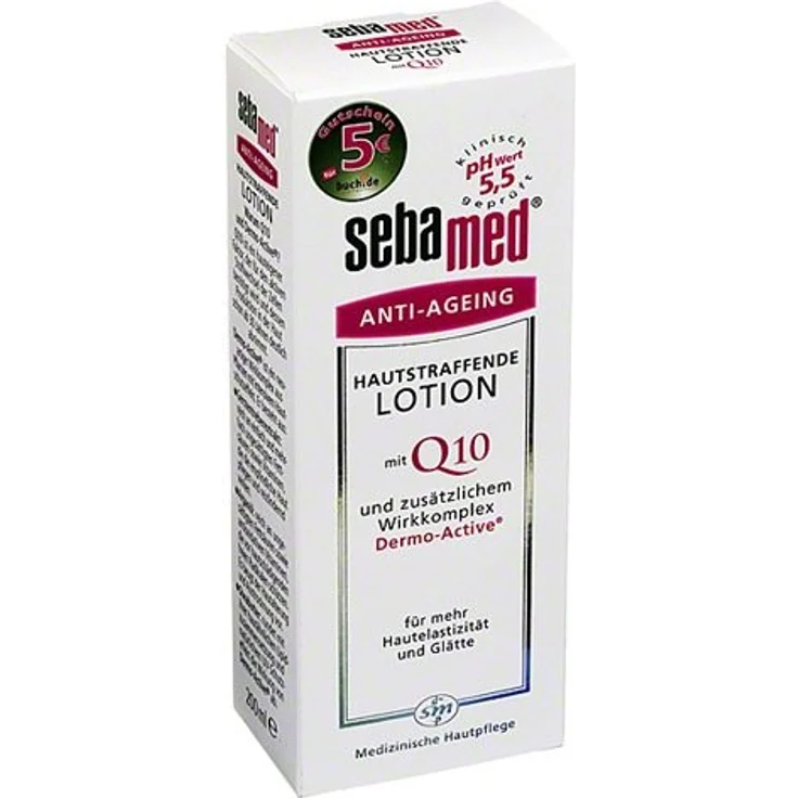 Sebamed Anti Ageing hautstraffende Lotion mit Q10 Wirkstoffen 200 ml  – Bild 1