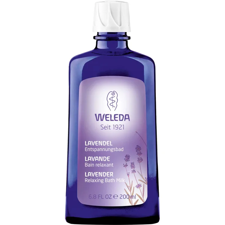 WELEDA Lavendel Entspannungsbad, Naturkosmetik Gesundheitsbad, 200 ml