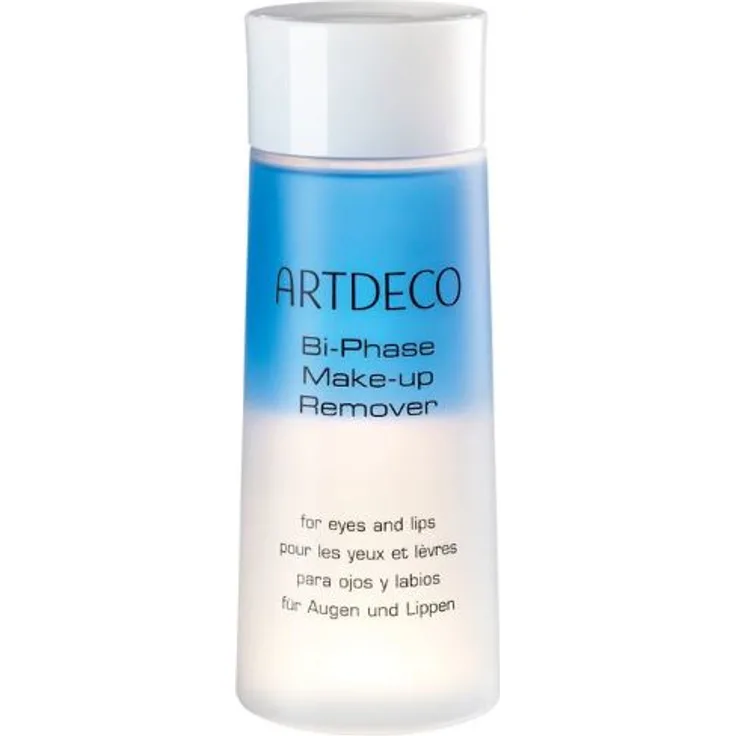 Artdeco Bi-Phase Make-Up Remov Eyes-Lips, 1er Pack (1 x 125 ml), entfernt wasserfestes Make-up, mit Kamillen-Extrakt, Olivenöl und Kornblumen-Extrakt