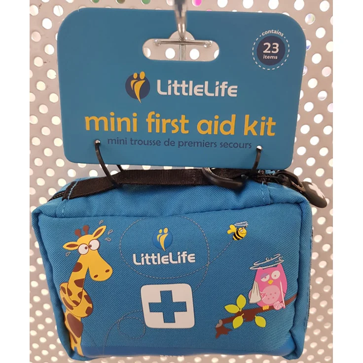LittleLife handliche Notfall-Apotheke Erste Hilfe Kasten Verbandskasten für unterwegs - Mini First Aid Kit