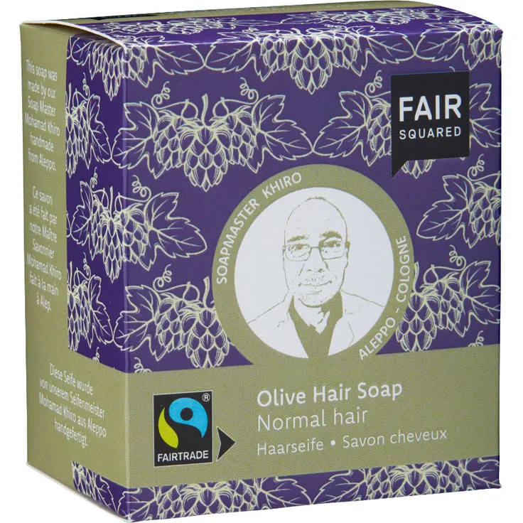 Fair Squared Festes Shampoo Haarseife Olive Für Normales Haar 2X 80 g Von Fair Squared