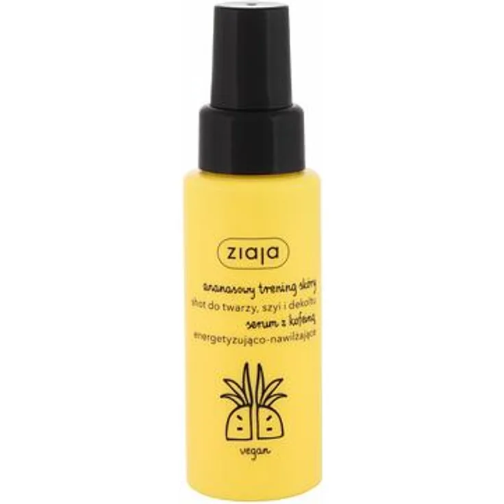 Ziaja Pineapple Caffeine Energetisierendes und feuchtigkeitsspendendes Gesichtsserum 50 ml