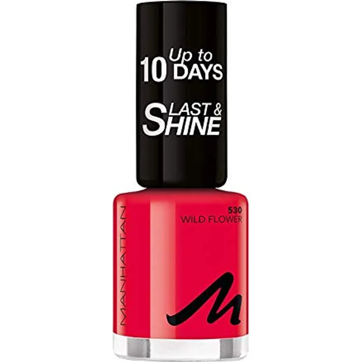 Manhattan Cosmetics Last und Shine Nagellack, Nr.530 Wild Flower, 10 ml