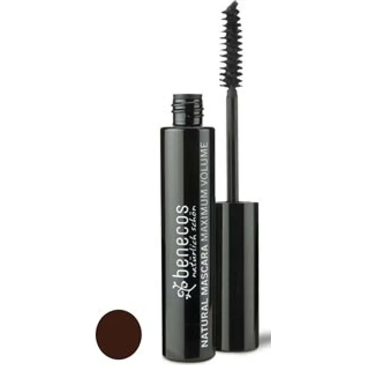 Benecos Natural Wimperntusche Maximum Volume Smooth Brown 8 ml