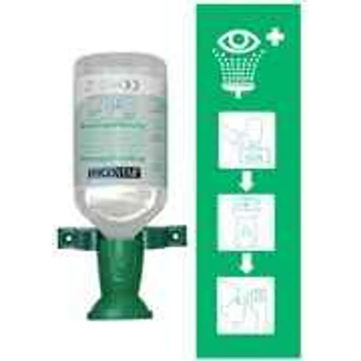 HYGOSTAR Augenspül-Station, inkl. 500 ml Augenspülung