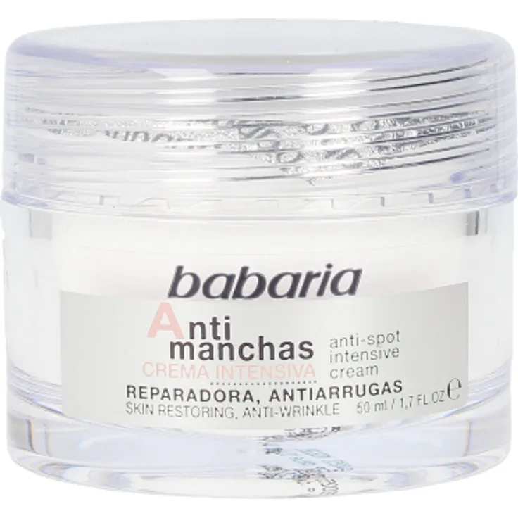 Babaria ANTIMANCHAS crema intensiva antiedad noche 50 ml mit pflegender Wirkung für alle Hauttypen