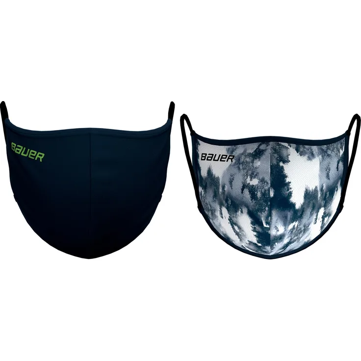 Nasen-Mund-Maske Bauer Reversible navy-camo