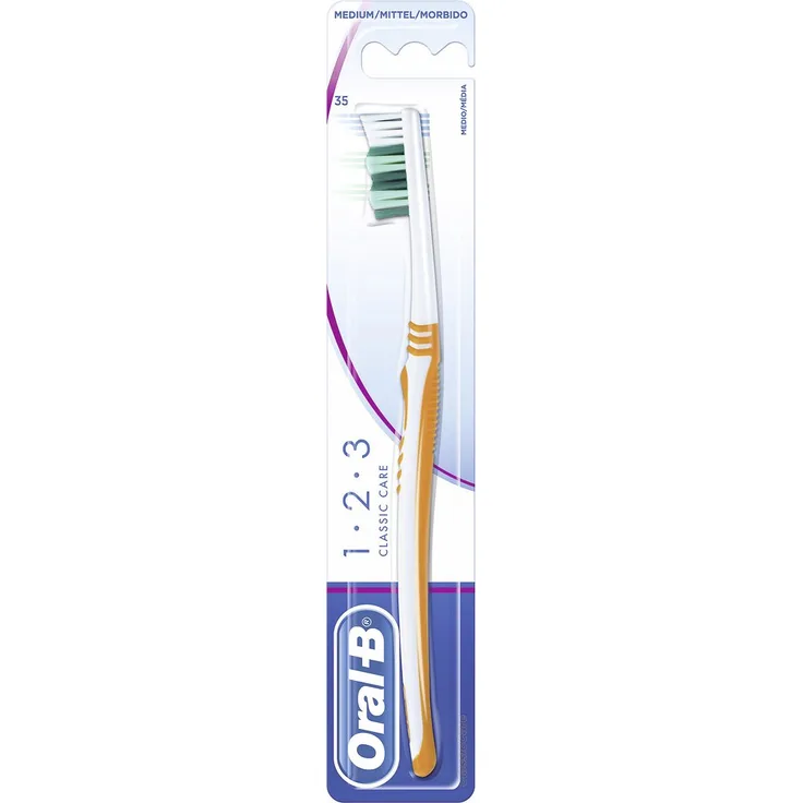Oral-B 1,2,3 Classic Care 35 mittel Kurzkopf 1 St Zahnbürste