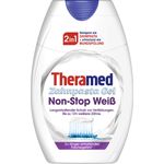 Theramed 2in1 Non-Stop White 75 ml, mit Whitening-Effekt für eine sanfte Zahnaufhellung