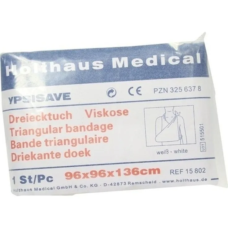 Holthaus Medical Dreiecktuch Ypsisave 96x96x136 cm weiß 1 Stück