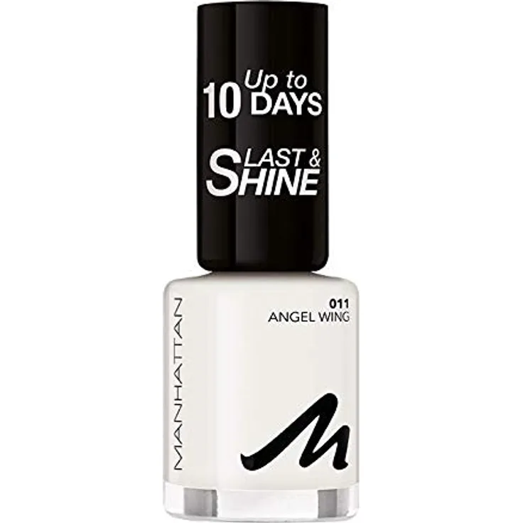Manhattan Cosmetics Last und Shine Nagellack, Nr.11 Angel Wing, 10 ml