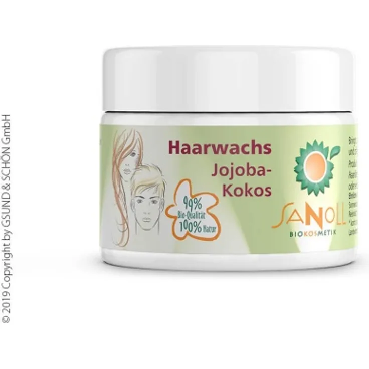 Sanoll Haarwachs Jojoba-Kokos 50 ml