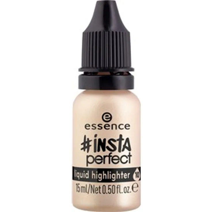 Essence Teint Make-up Highlighter Insta Perfect Liquid Highlighter Nr. 10 Gold Addiction 15 ml