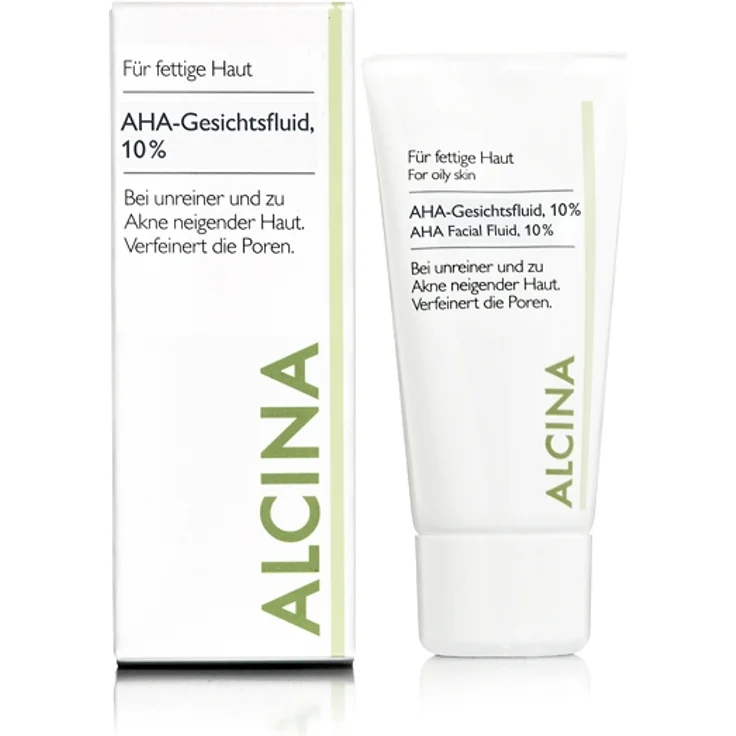 Alcina AHA-Gesichtsfluid 50 ml Gesichtsgel – Bild 2