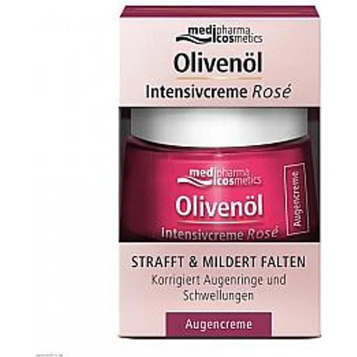 medipharma Cosmetics medipharma cosmetics Olivenöl Intensivcreme Rose Augencreme Anti-Aging 15 ml – Bild 1