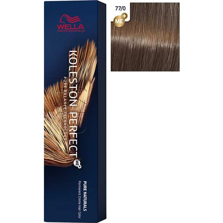 Wella Koleston Perfect Me+ 77/0 mittelblond intensiv natur 60 ml – Bild 1