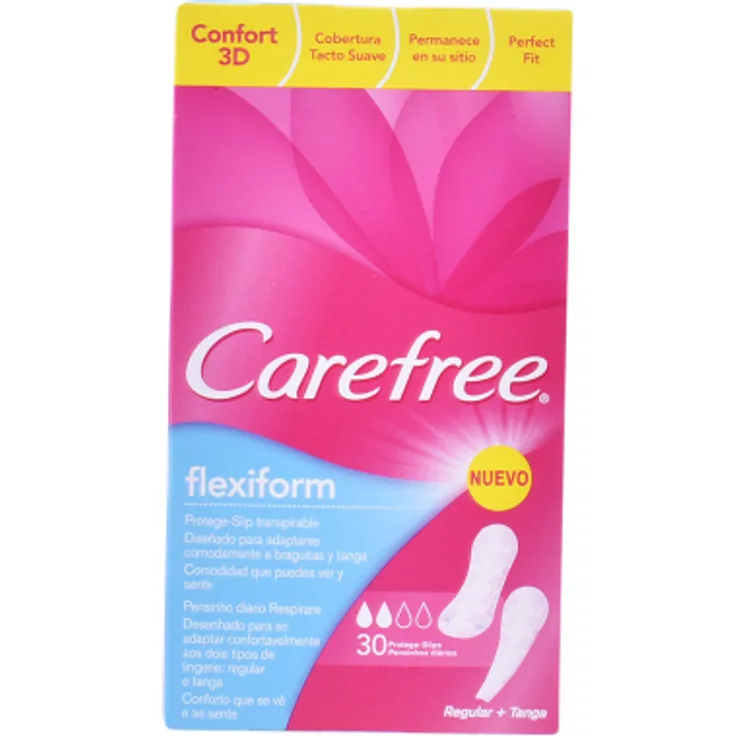 Carefree protector flexiform 30 Stück Slipeinlagen