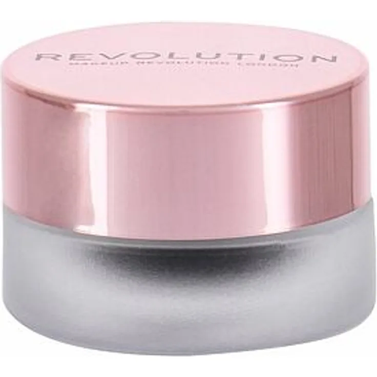 Makeup Revolution London Gel Eyeliner Pot With Brush Gel-Eyeliner mit Pinsel 3 g Farbton Black