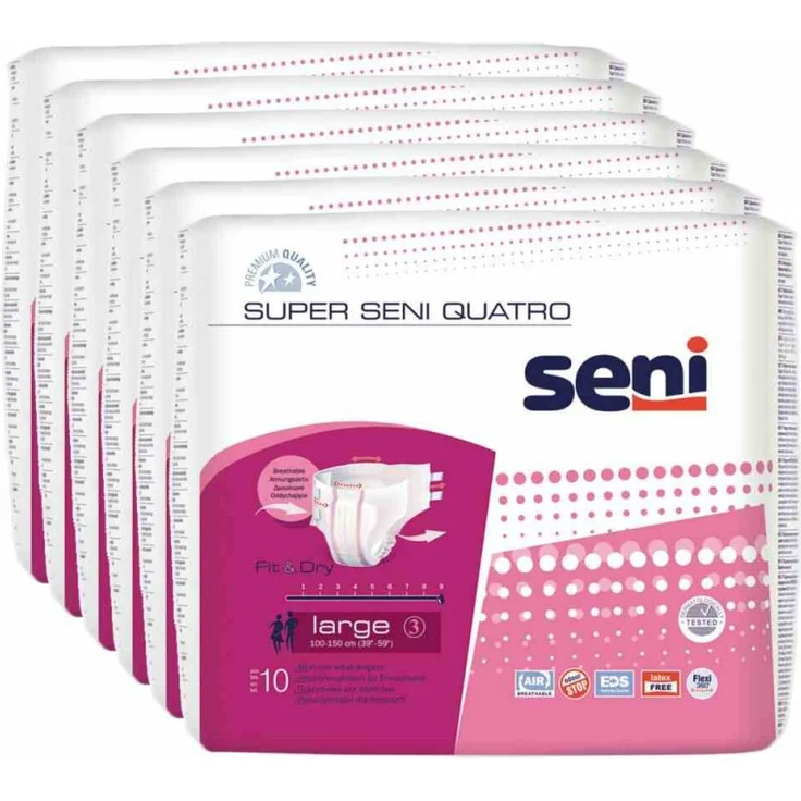 Super Seni Quatro L 60 Stück – Bild 1