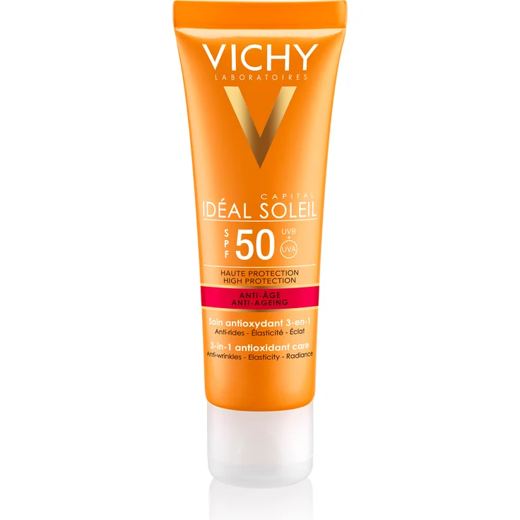 Vichy Idéal Soleil 3-in-1 Antioxidante Verzorging Creme LSF50 50 ml