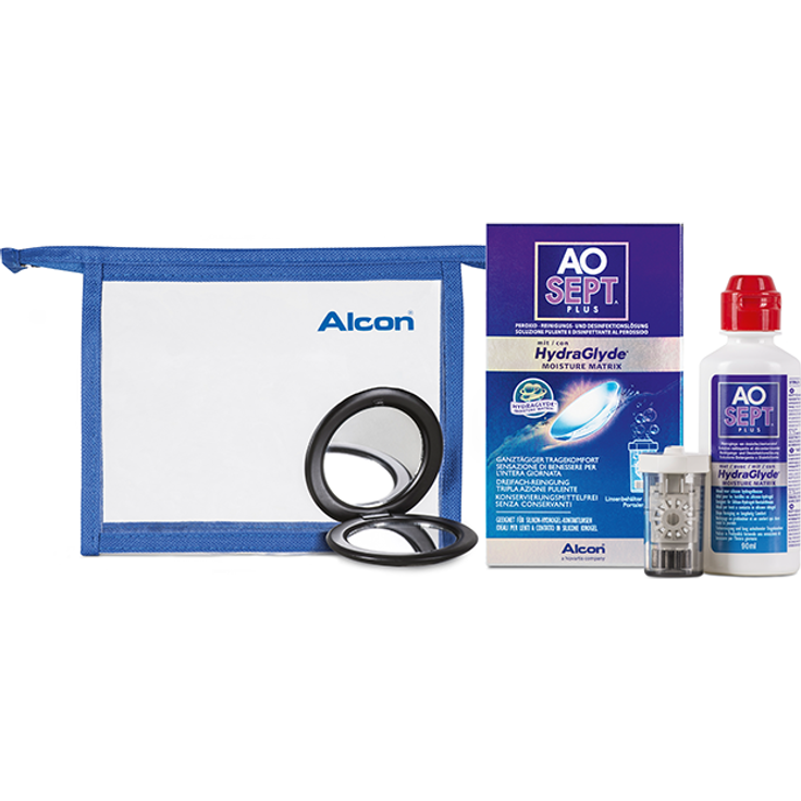 Aosept Plus mit Hydraglyde Pflege-Set, Reiseset, 90 ml (1er Pack) - Preisvergleich