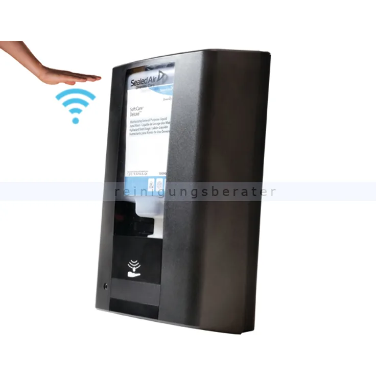 Sensorspender für Seife Diversey IntelliCare Hybrid schwarz Schwarzer Spender mit Sensor