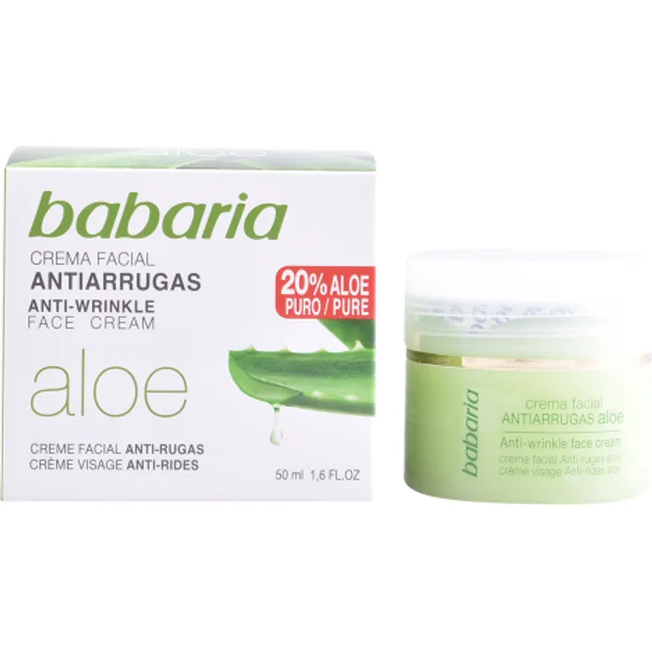 Babaria Aloe Vera Crema Antiarrugas 50 ml