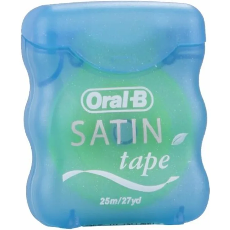 Oral-B Satin Tape Zahnseide 25m Zahnseide/Flosser Umgeben von Pebaxhülle