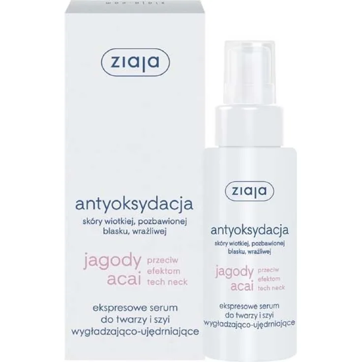 Ziaja Acai Beeren Express Serum Gesicht Und Hals 50 ml mit pflegender Wirkung