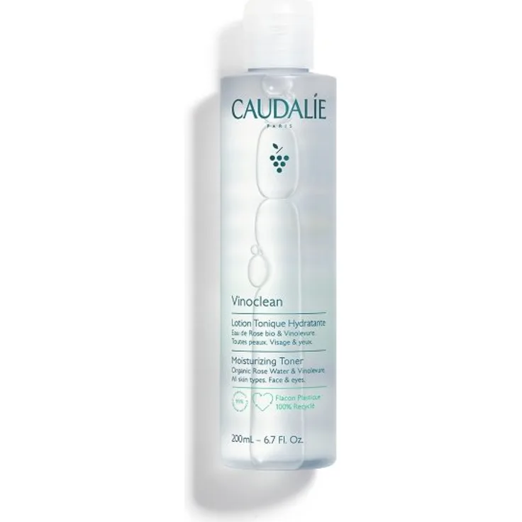 Caudalie Lotion Vinoclean Lotion Tonique Hydratante 200 ml mit feuchtigkeitsspendender Wirkung für trockene Haut