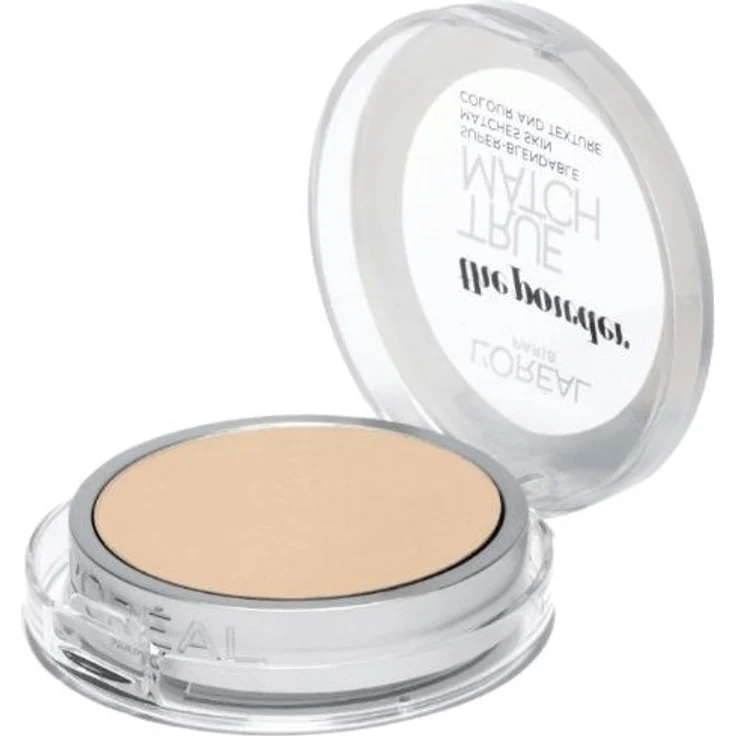 L'Oréal Make-up Paris True Match Powder Kompaktpuder D3-W3 Golden Beige, mit einer festen Textur  – Bild 1