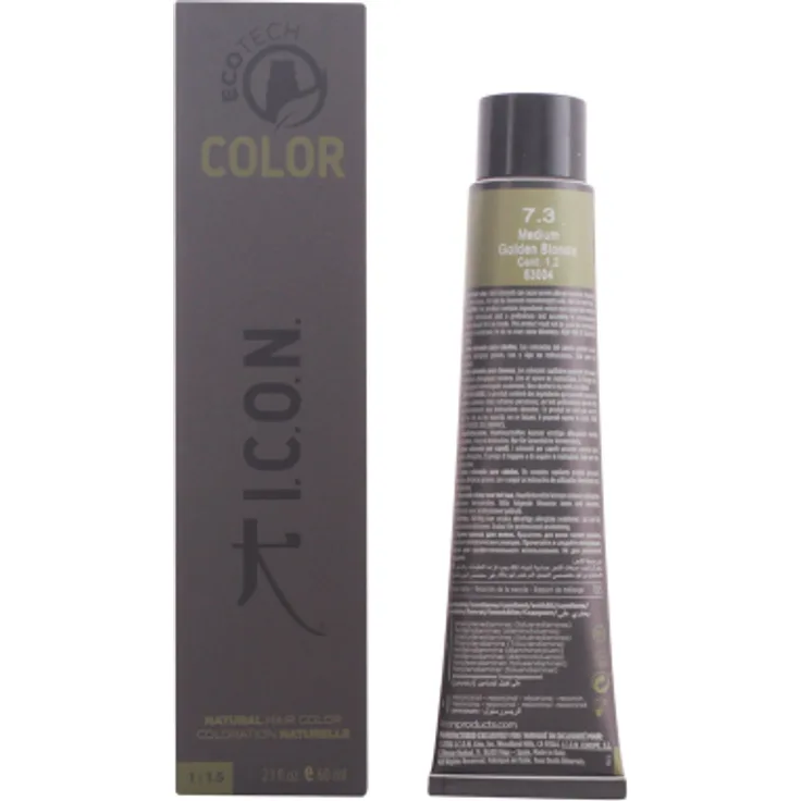 Icon Ecotech Color Natural Color #7.3 Medium golden Blonde 60 ml