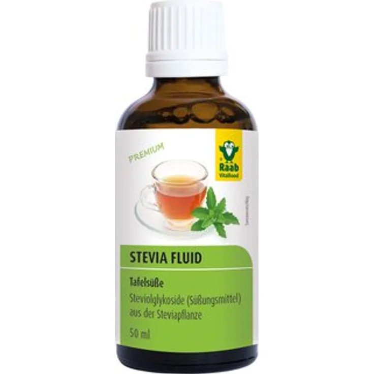 Raab Vitalfood Stevia Fluid 50 ml Tagespflege für Damen und Herren