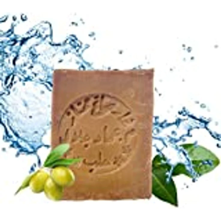 Carenesse Aleppo Seife 60% Olivenöl 40% Lorbeeröl ca. 200 Gramm, original Olivenölseife Haarseife – Bild 2